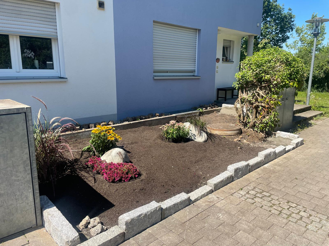 Neuanlage eines Sandbeetes 12